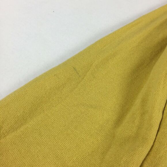 Anthropologie Sparrow Knit Over Jacket Size Small Bright Yellow Preppy - Picture 6 of 9